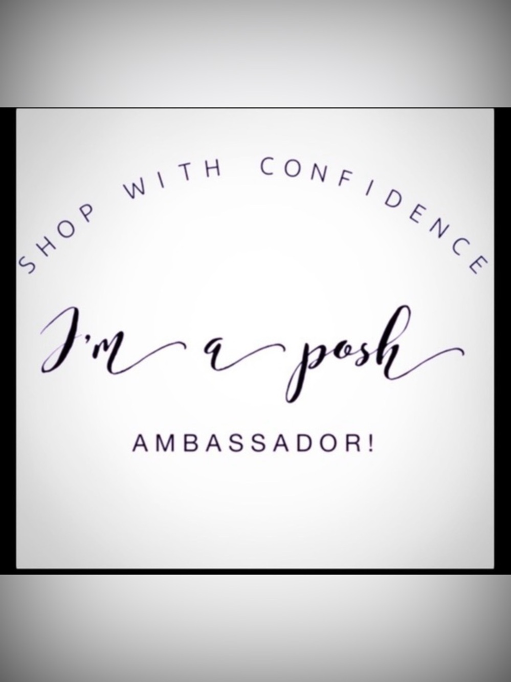 Shop with confidence , I’m a Posh Ambassador 🛍🛍